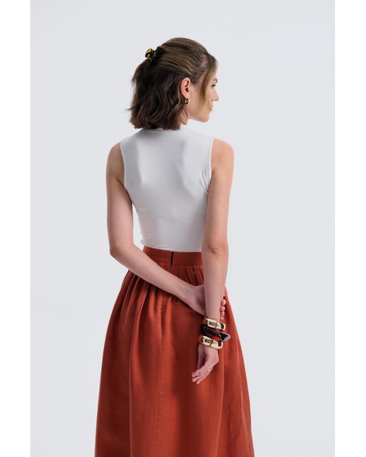 Baltér White Neutrals Antibes Clair Top