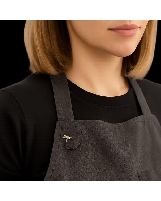Ecce | Artisan Diamonds Metallic 925K Sterling Hair Dryer Mini Pin