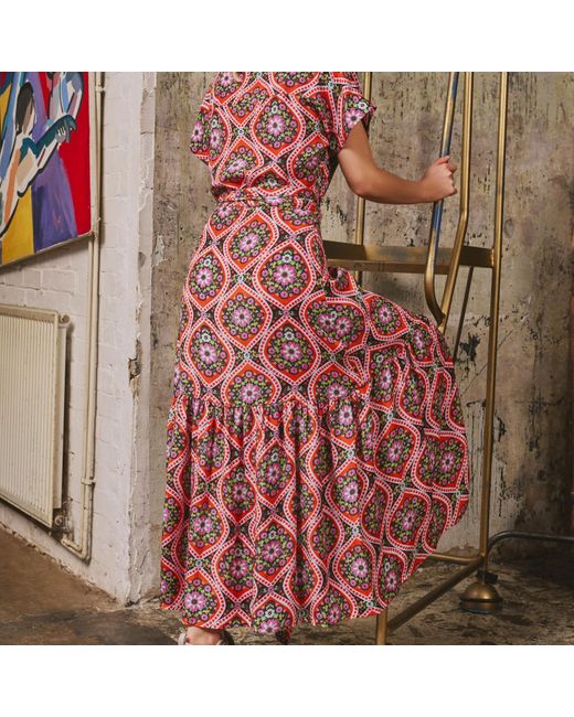 Emma Wallace Brown Blossom Dress