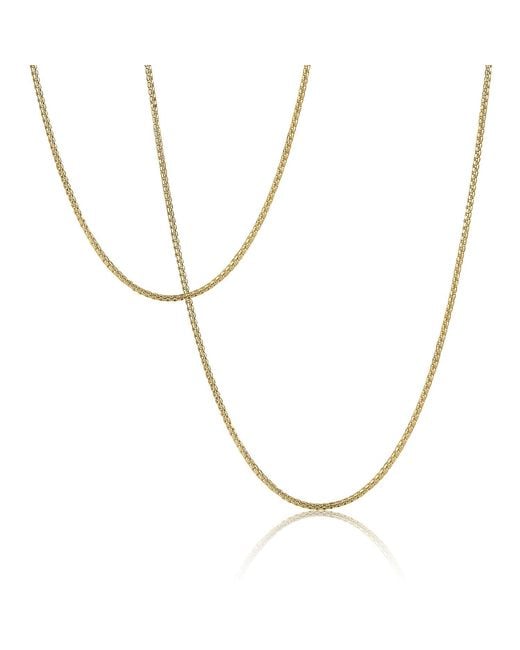 Cartography Metallic Rounded Box Link Necklace for men