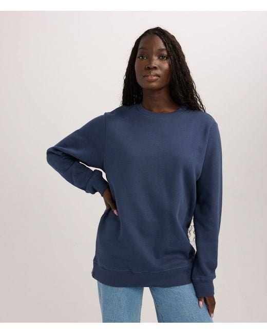 Known Supply Blue 100% Organic Cotton Sweatshirt