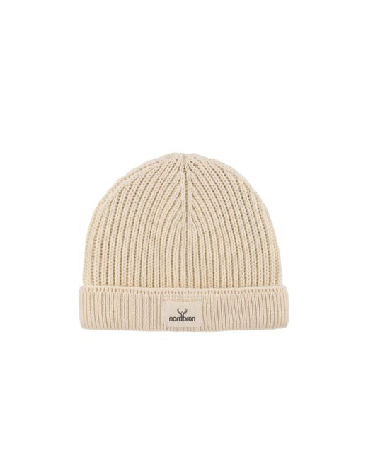 Norbron Natural Cuat Cream Beanie for men