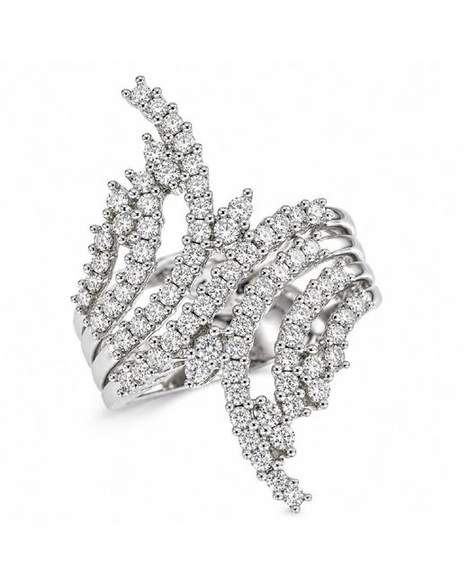 Artisan Metallic 18K Pave Diamond Statement Ring