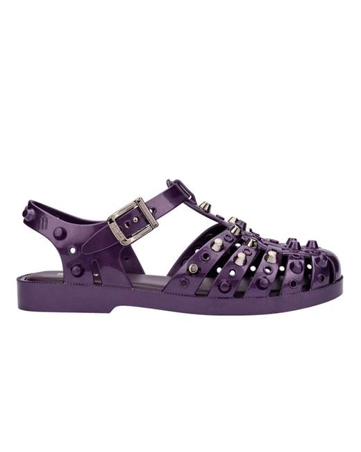 Melissa Purple Possession Studs
