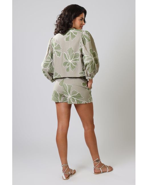 Traffic People Green Grace & Maude And Floral Grace Shorts