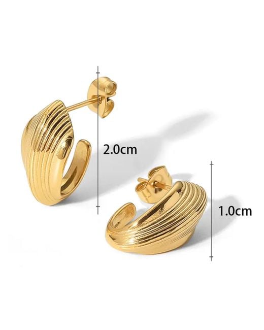 Mickey's Girl Metallic Jorgina Waterproof Earrings