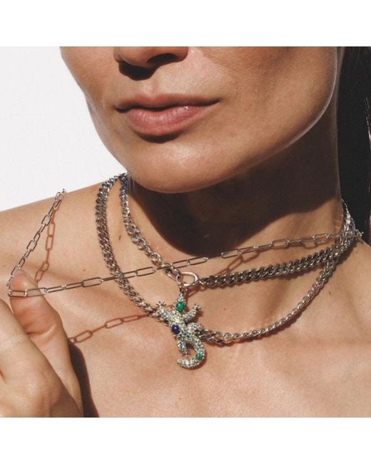 Onia Metallic Baby Clip Necklace