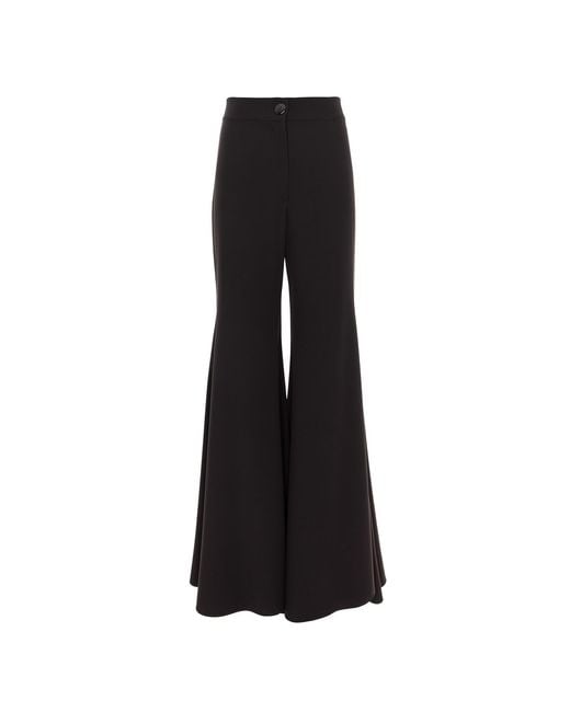 Silvia Serban Black Flared Pants