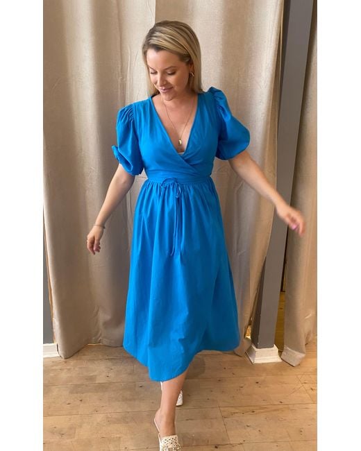 Lula-Ru Blue Belle Cotton Dress