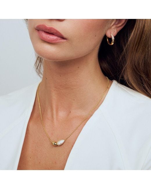 Sif Jakobs Jewellery Metallic Necklace Goccia Due