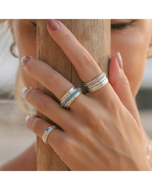 Charlotte's Web Jewellery Blue Parvati Spinning Ring