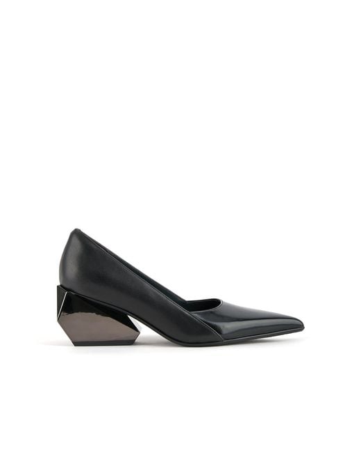 United Nude Black Ricky Pump Mid