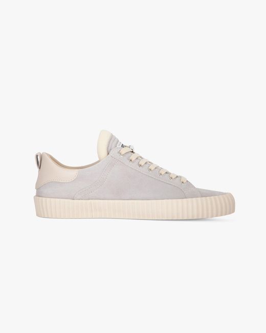 Springa | Unique Vulcanized Sneakers Italian Handmade White Wavy Suede Sneakers for men
