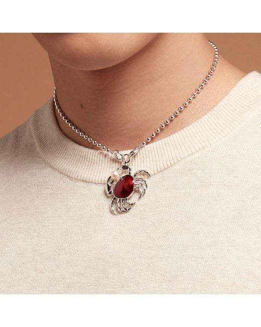 Onia Metallic Maxi Sphere Choker