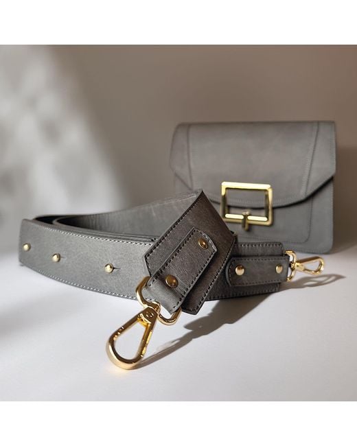 Deanog Gray Crossbody Bag Mila Graphite