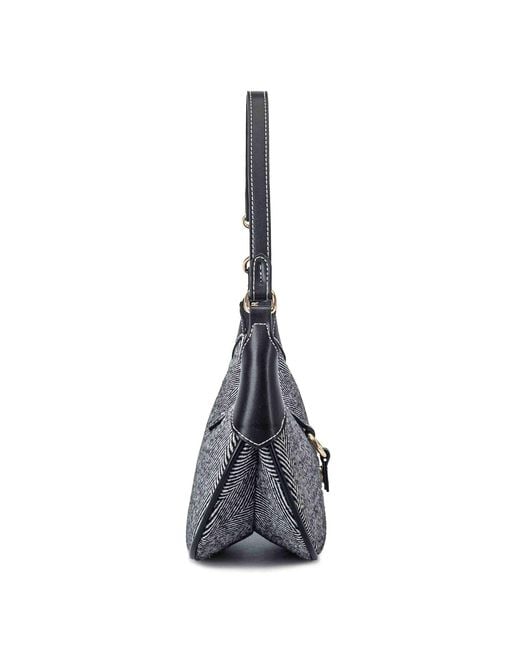 Mkf Collection - J'omor Gray Mire Half Moon Shoulder Bag