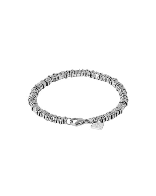 Tateossian Metallic Thompson Hexagonal Discs Bracelet for men