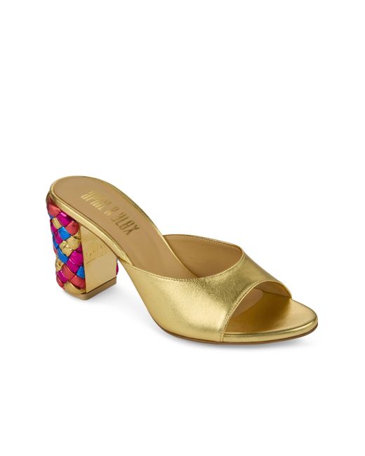 April & Alex Metallic Augusta Mule