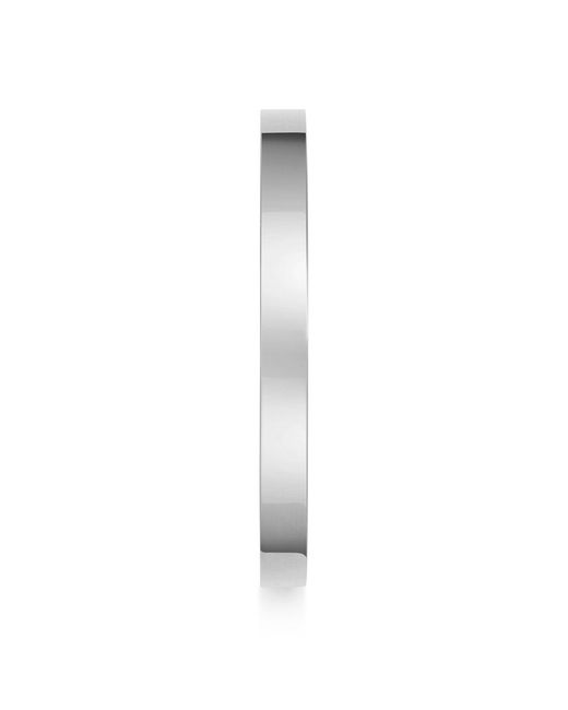 Nialaya White Open Cuff Bangle for men