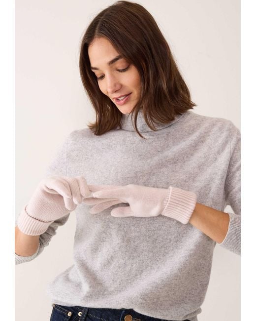 Loop Cashmere Pink Cashmere Glove