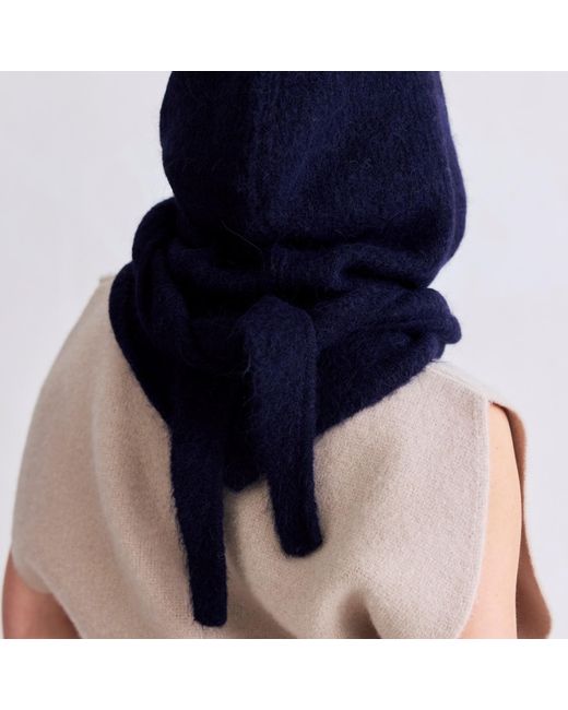 Arctic Fox & Co. Blue The Alpaca Hooded Scarf