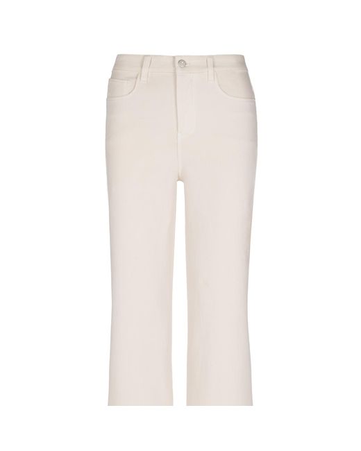 Commando Natural Do It All Denim High-Rise Cropped Wide Leg