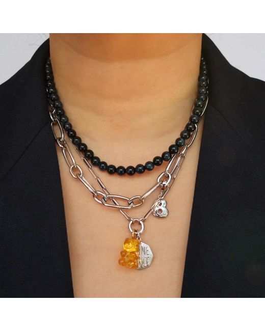 Hye Jane Jewelry Metallic Bonne Chance Necklace