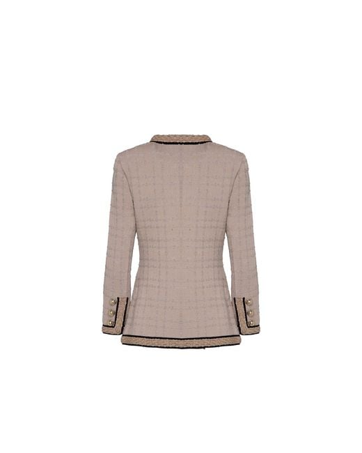 The Extreme Collection Metallic Tweed-Knit Structured Jacket Prince