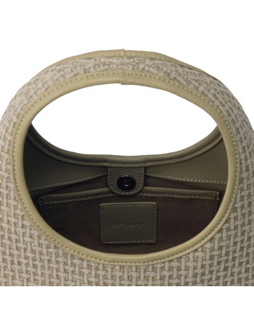 orYANY Gray Waffle Canvas Tote Bag