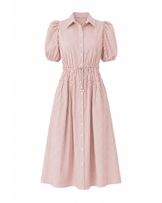 Exquise Pink Legacy Midi Dress –