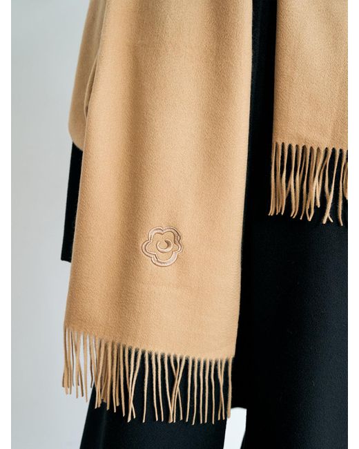 Lost Pattern Natural Neutrals The Big Shawl Oversized Cashmere Wrap