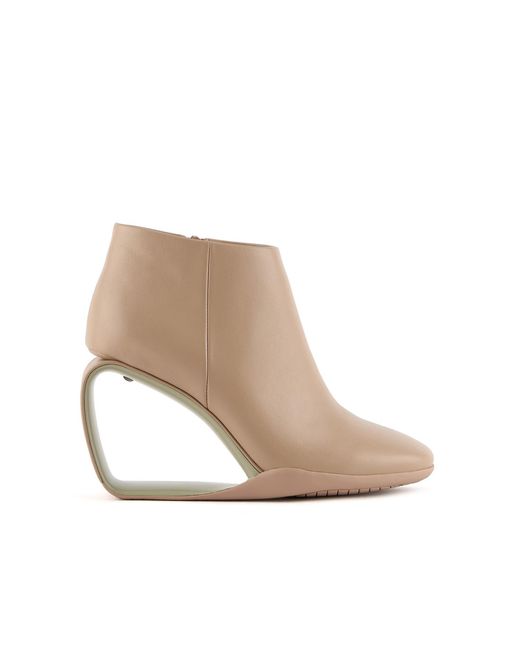 United Nude Brown Neutrals Mobius Ankle Bootie Hi