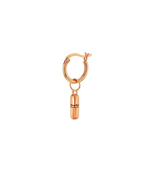 True Rocks White 18Kt Plated Mini Pill Pendant