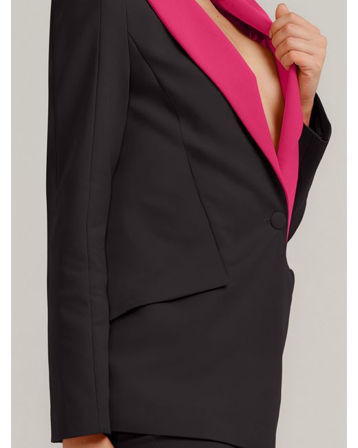 Tia Dorraine Black Illusion Classic Tailored Suit