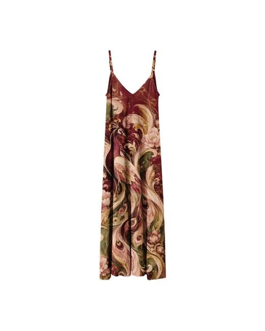 Aloha From Deer Brown Majestic Plum Maxi Dress