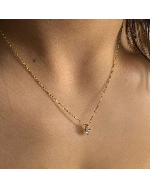 Evie Jewelry Metallic Skyline Waterproof Crystal Pendant Necklace