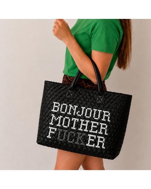 Lilly Loves Black Bonjour Motherfucker Vegan