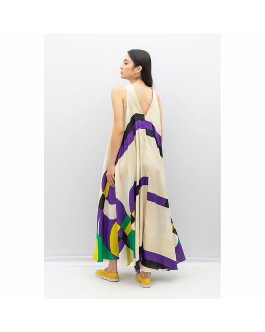 Bianca Popp Green Bell Dress Long