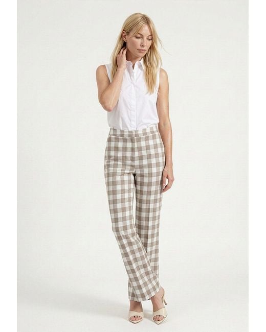 Lily and Lionel Gray Oatley Check Trouser