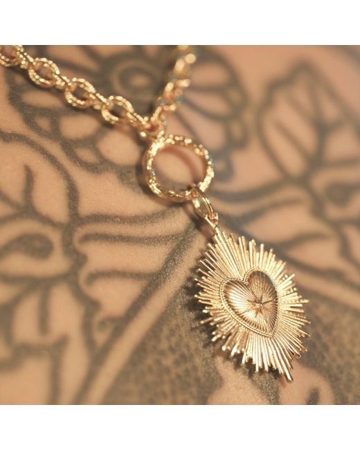 IN CAUDA VENENUM Metallic Akasha Necklace