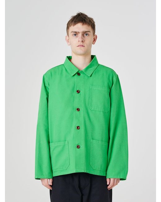 Uskees Green Overshirt for men