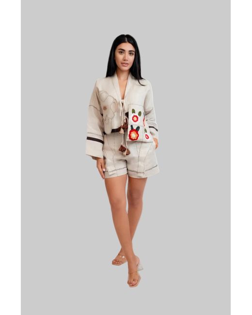 Muda Clothing Fz Llc Natural Neutrals Emily Top