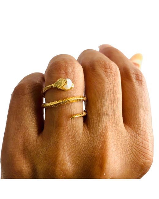 Aki Roc Jewelry Metallic Snake Ring