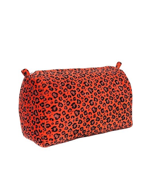 Conscious Yoga Collective Red The Velvet Leopard Three Piece Travel Set