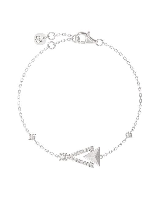 AWNL Metallic Triangle Meteorite Sterling Bracelet