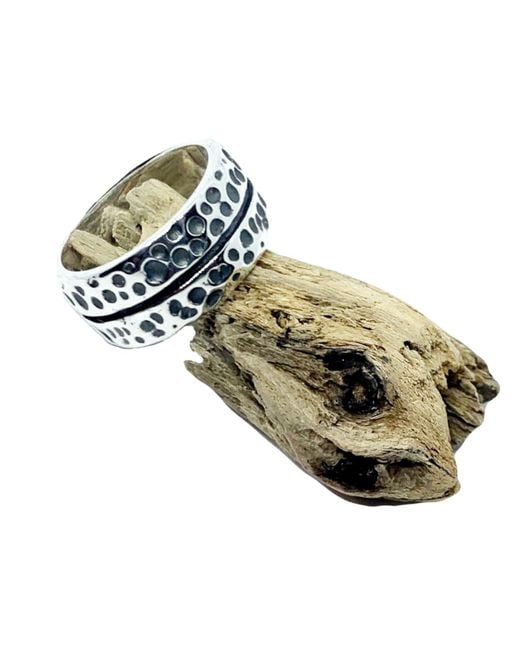 Tg-Jewellery by Tamara Gervasio Blue Effect Oxide Ring for men