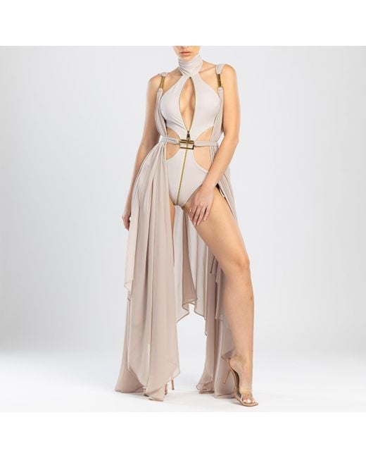 ANTONINIAS Natural Neutrals Clementine Beach Cover-Up
