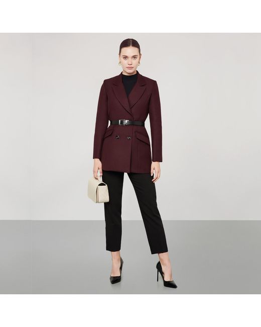 SEREN LONDON Red Burgundy Dress Jacket