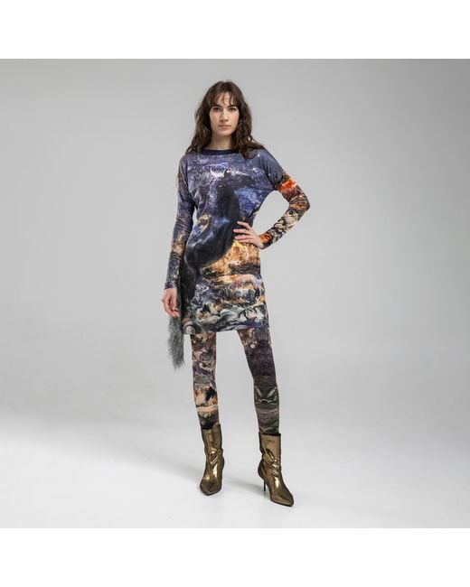 ARTISTA Blue Fortuna Dress