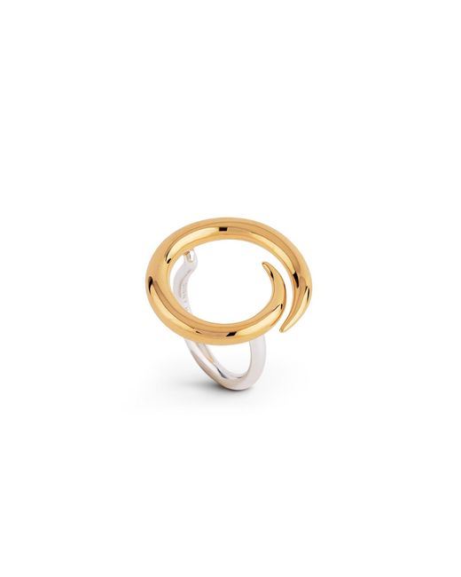 Dinny Hall Metallic Toro Mixed Metal Ring